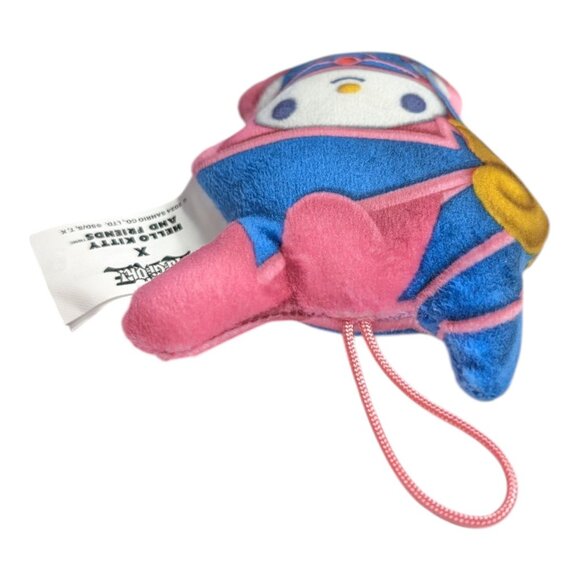 Sanrio Hello Kitty x Yu-Gi-Oh My Melody Dark Magician Girl Plush Keychain - Picture 5 of 6